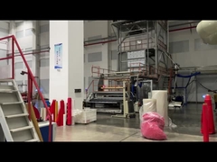 خطوط الفيلم المنفخة من خلال الاندلاع المشترك بثلاث طبقات