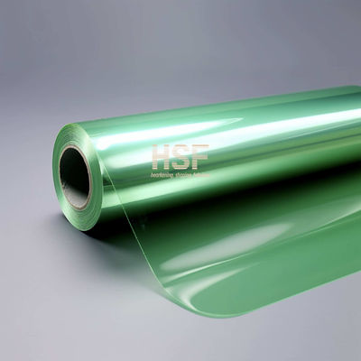 36μm Green Translucent PET Non Silicone Release Film للتطبيقات الإلكترونية والسيارات