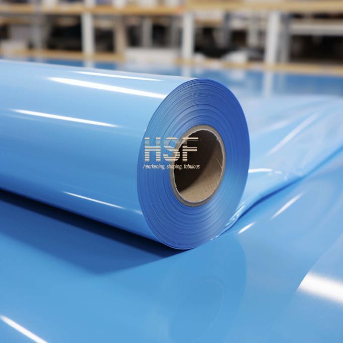 40Î¼m Opaque Blue PE Release Film product sample