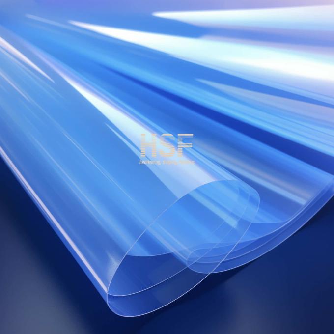 20μm Blue PET Silicone Coated Release Film sample showing material texture and color